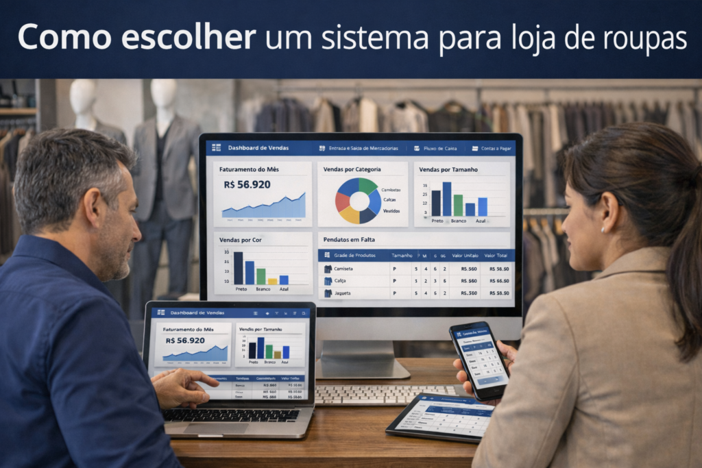 Como escolher um sistema para loja de roupas